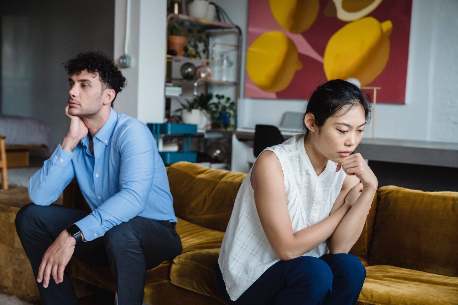 A couple reconnecting
